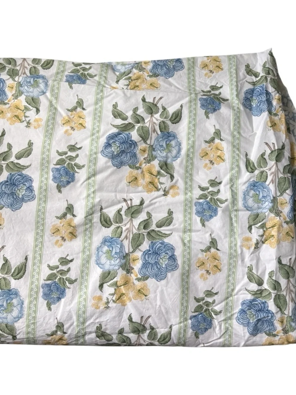 Pottery Barn Krysta Floral Reversible Percale Duvet Cover King